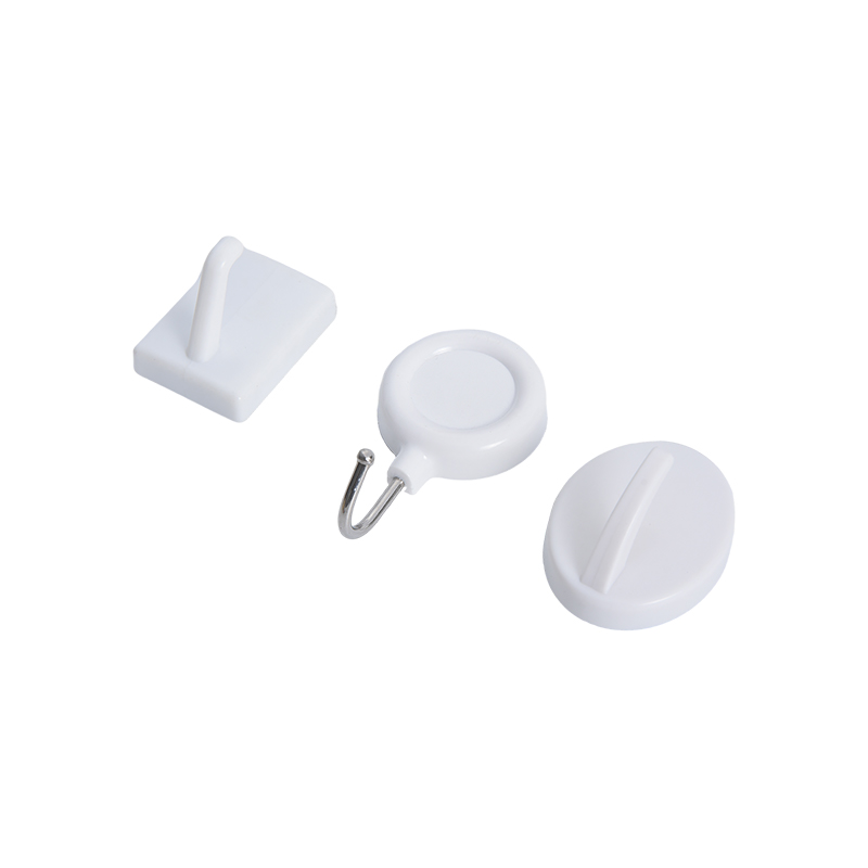 Coated plastic magnetic hooks