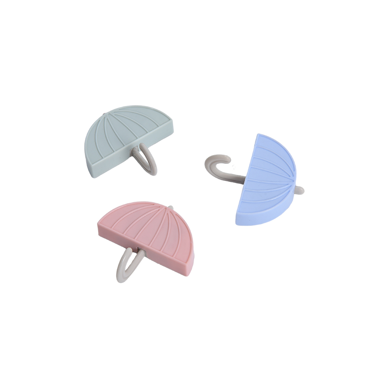 Coated plastic magnetic hooks