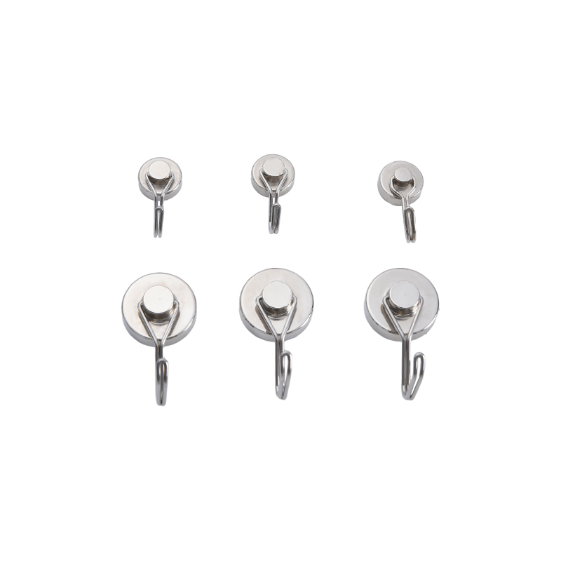 Metal magnetic hooks