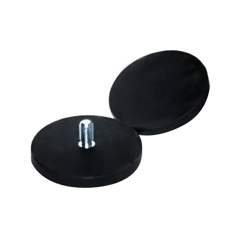 Rubber coated magnet