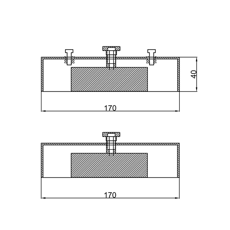 Square Shuttering Magnet