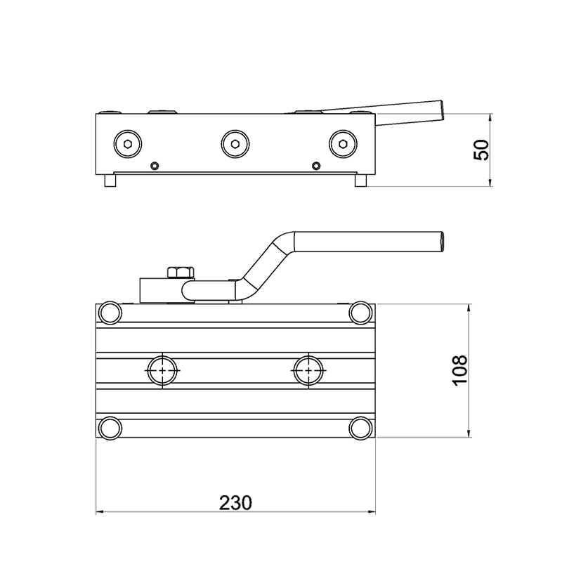 Shuttering Magnet with Handle